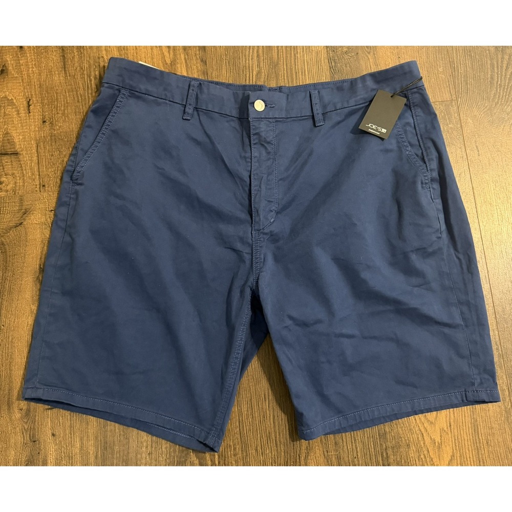 JOE'S JEANS Mens 38 Estate Blue Cotton Stretch Trouser Shorts NWT MSRP $158